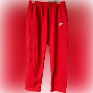 Men’s Large Red Nike Sweatpants